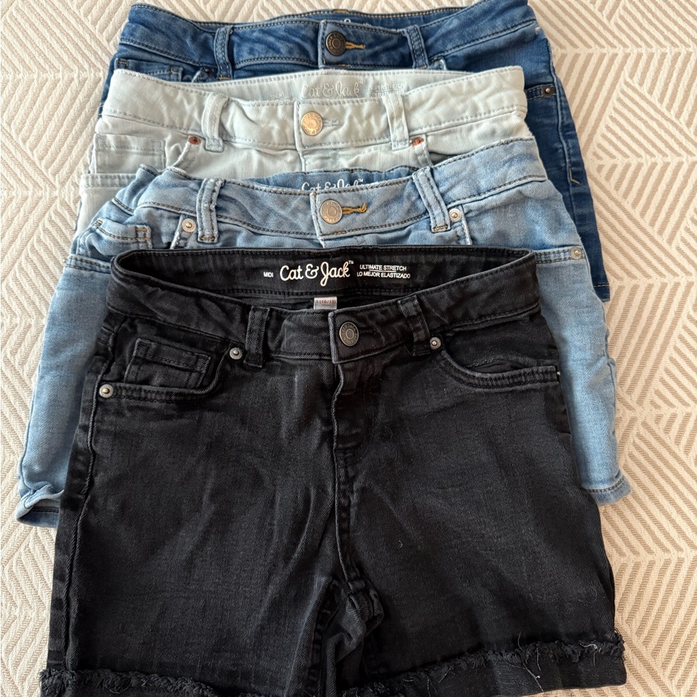 Girls Jean Shorts Lot size 10/12